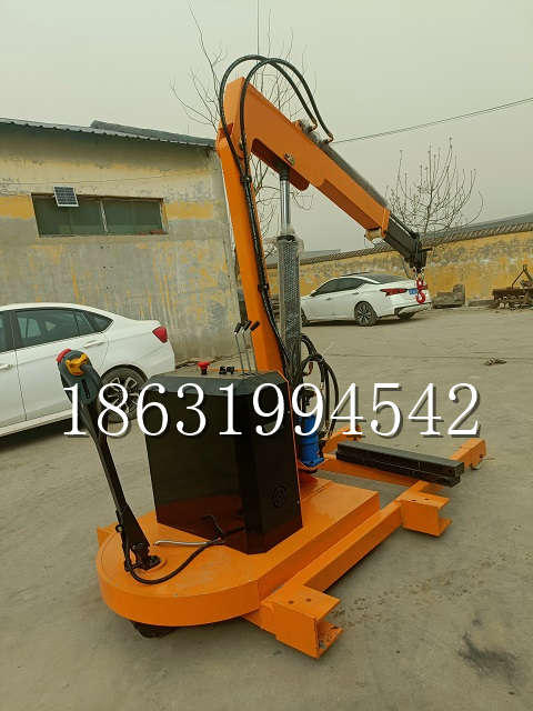 蔚县自卸车厢随车吊 自制轮式四不像起重机 四驱平板吊 5吨 贵盛